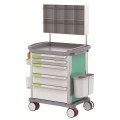 Mobile ABS Medical Anesthesia Crash Trolley Cart